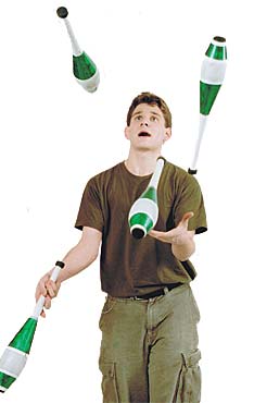 Juggler Jake Abernathy